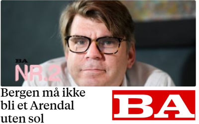 Kommentar: Bergen må ikke bli et Arendal uten sol